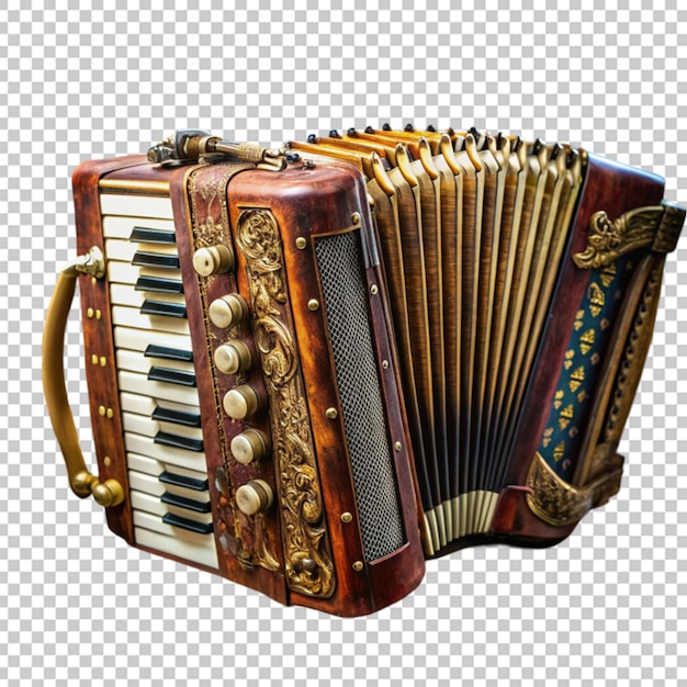 Accordion Isolated on transparent background