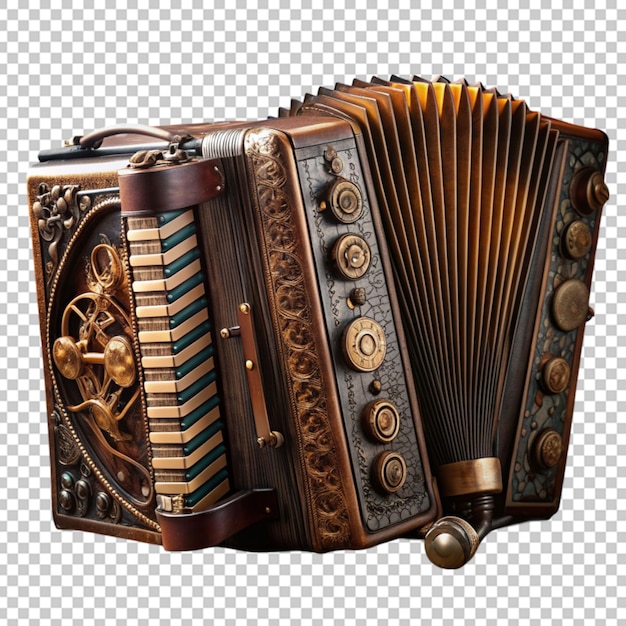 Accordion Isolated on transparent background