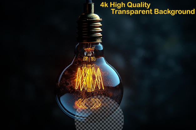 PSD the act of lighting up an area or object providing clarity on transparent background