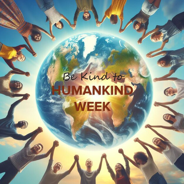 PSD acts of kindness creative psd design for humankind week