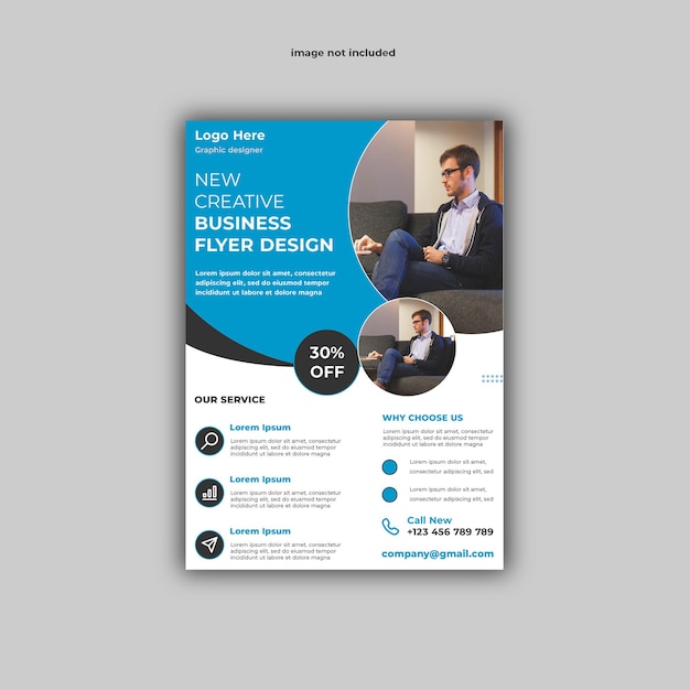 ad agency agency blue company company flyer consulting corporate corporate flyer creative d