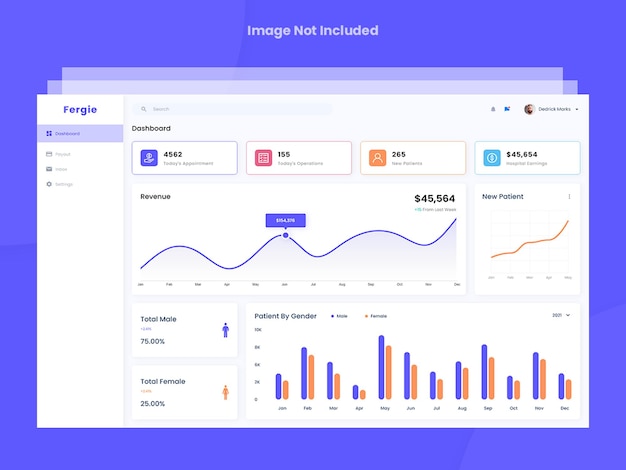 Admin Dashboard UI website template