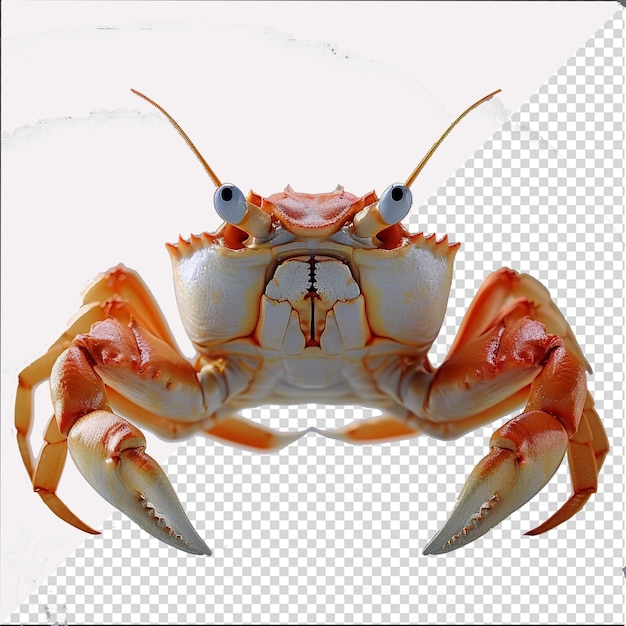 Adorable cartoon Crab design 3d Rendered Of Crab Cartoon Character