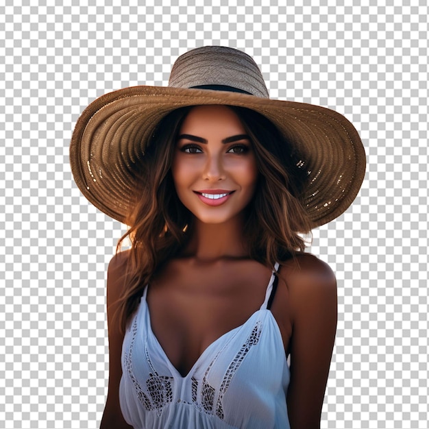 Adorable girl with a hat