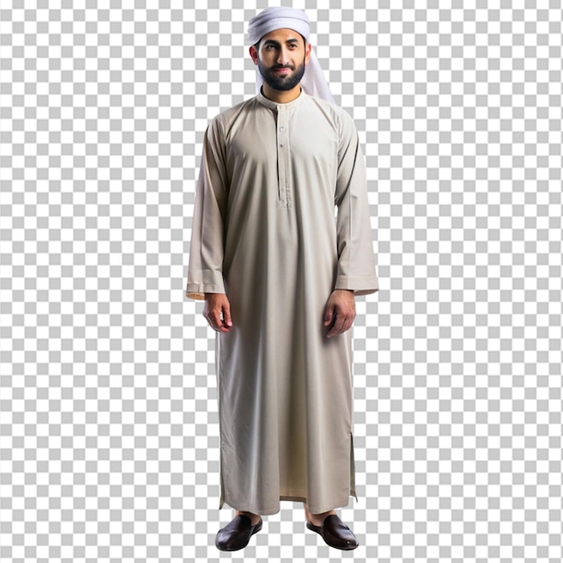 Adult man arab wearing arab costume character