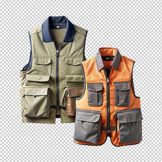 adventure vest on transparent background