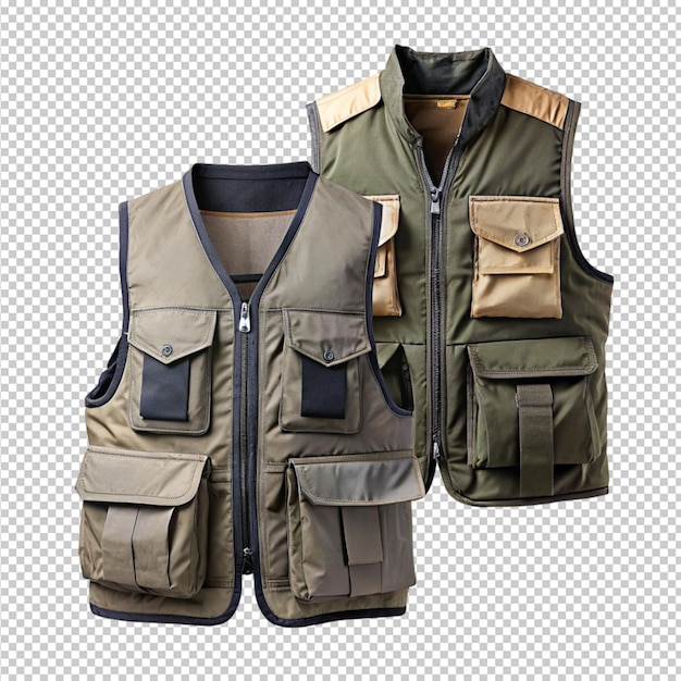 adventure vest on transparent background