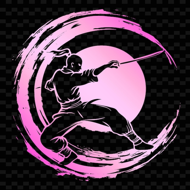 Adventurous Chinese Kung Fu With Action Design Dynamic and P PNG Inspired Lunar Icon Designs