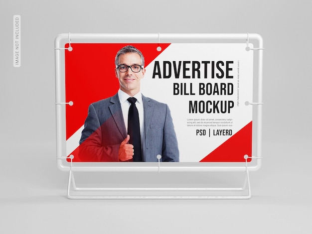 Advertisement banner mockup