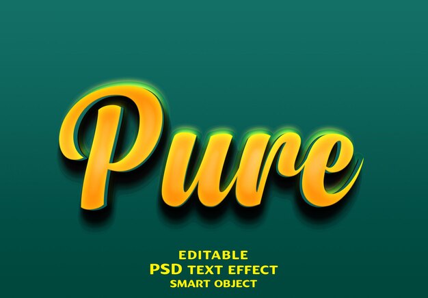 PSD an advertisement for a smart phone with the words  pure smart