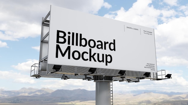 Advertising billboard outdoor