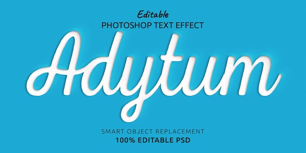 Adytum Photoshop Text Effect