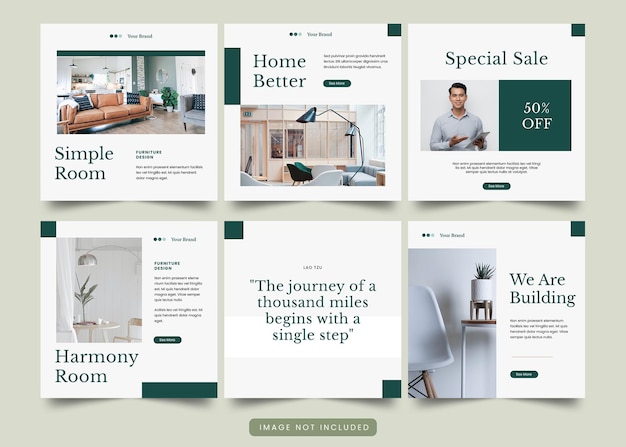 Aesthetic Furniture Social Media Template