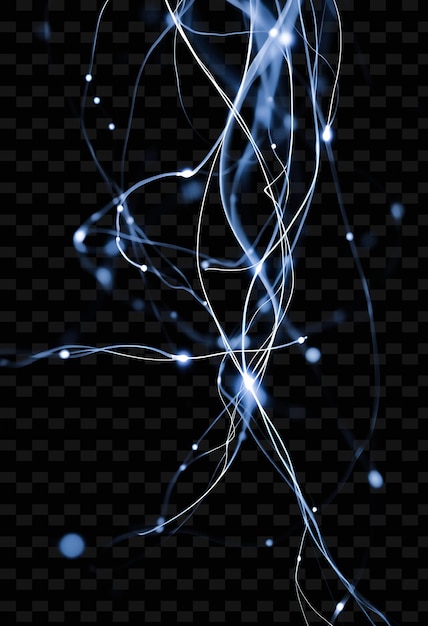 Aetherial Filaments Delicate Thread Like Strands of Pale Azure Hued Li PNG Sparking Light Textureg