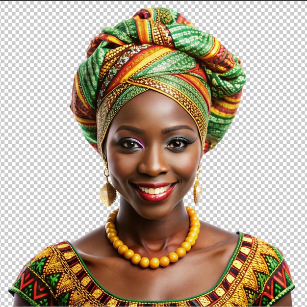 African american woman illustration vivid heritage profile african american cultural