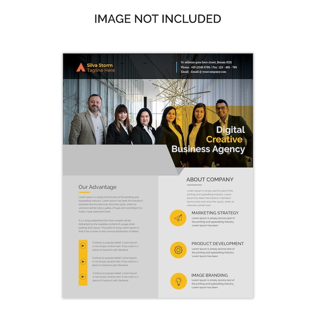 Agency Flyer template