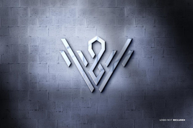 agency wall  logo mockup