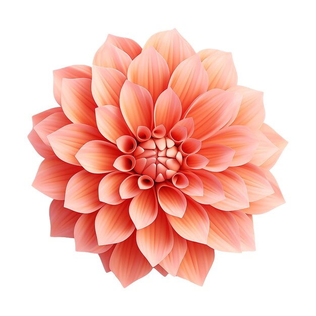 PSD ai generated 3d style colorful flower isolated on transparent background png