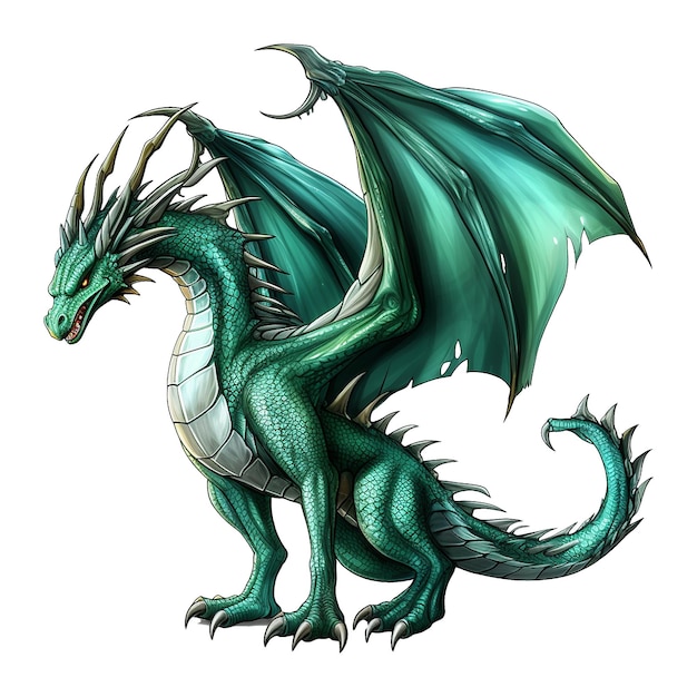 AI generated Dragon face png isolated on transparent background PNG