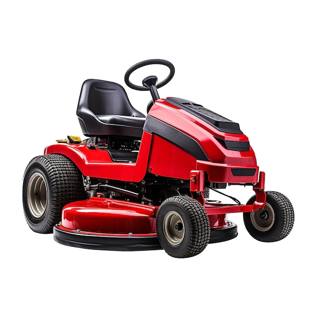 AI generated Gas lawn mower isolated on transparent background PNG