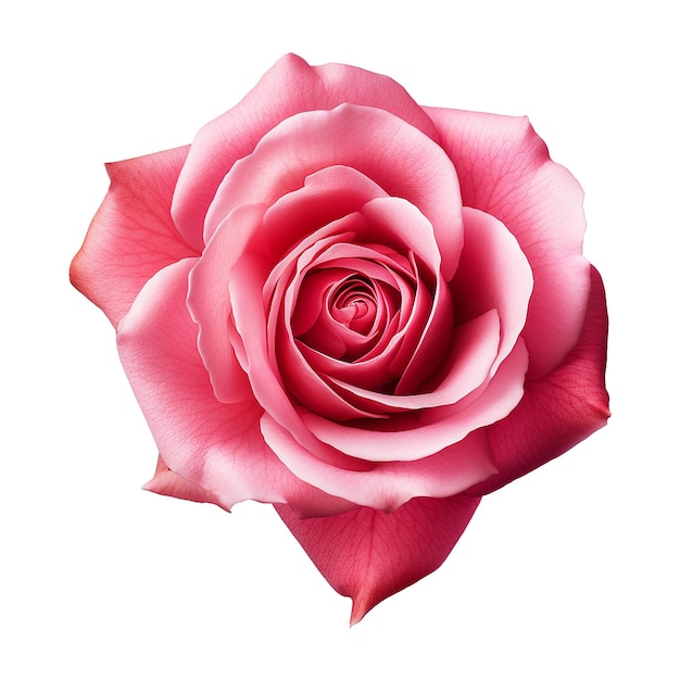 AI generated Red rose isolated on Transparent background PNG