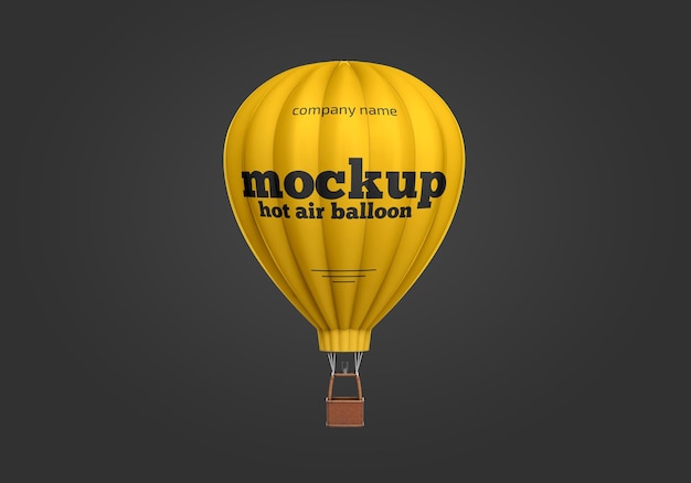 Air balloon mockup