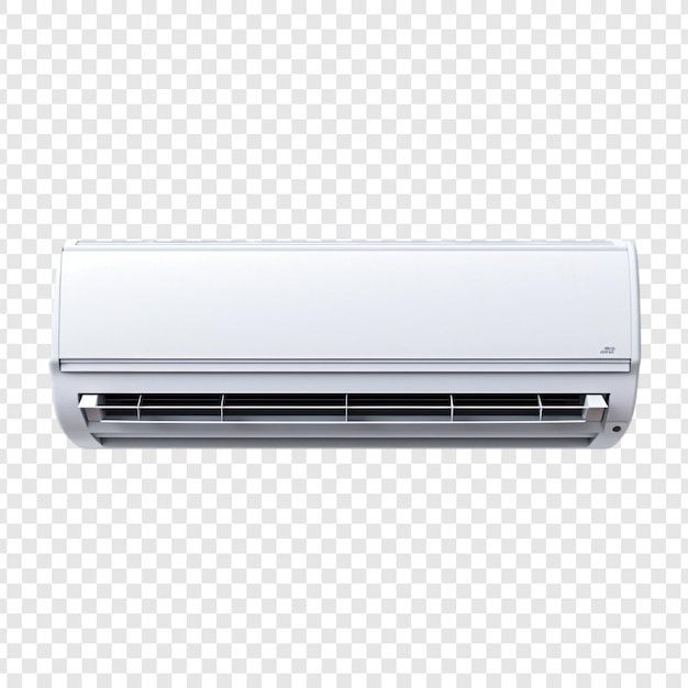 PSD air conditioner isolated on transparent background