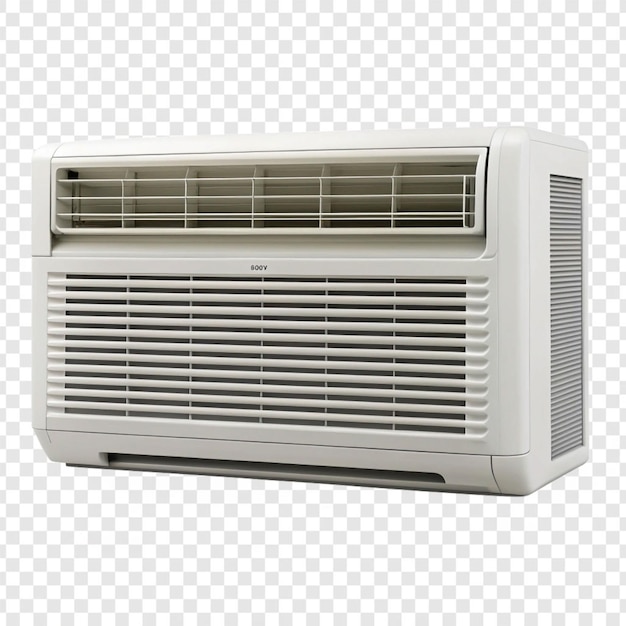 PSD air conditioner isolated on transparent background