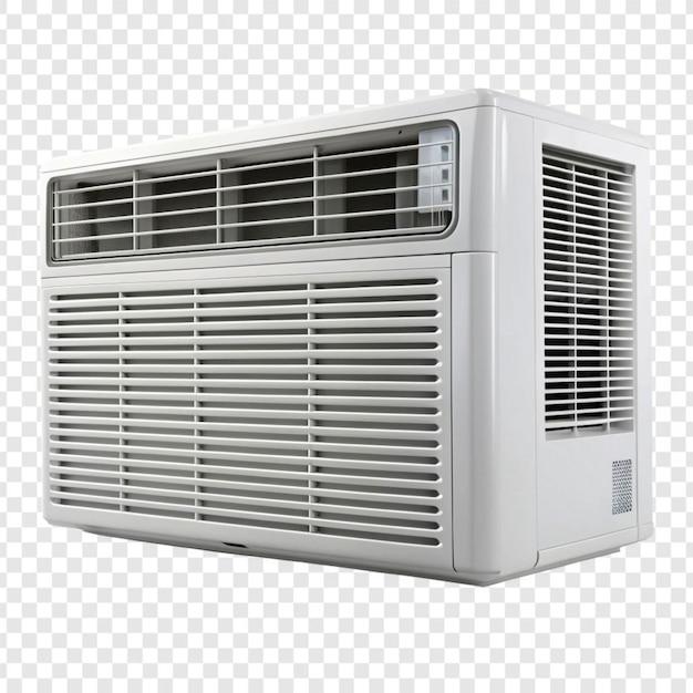 PSD air conditioner isolated on transparent background