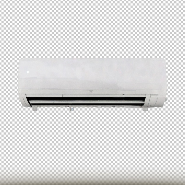 PSD air conditioner isolated on transparent background