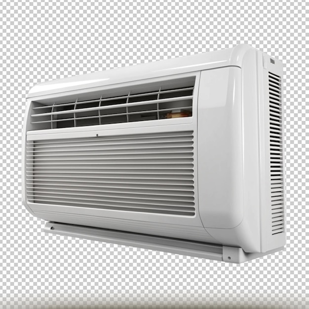 PSD air conditioner isolated on transparent background