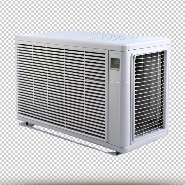 PSD air conditioner isolated on transparent background