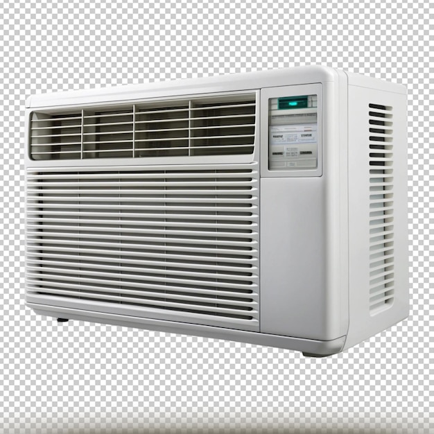 PSD air conditioner isolated on transparent background