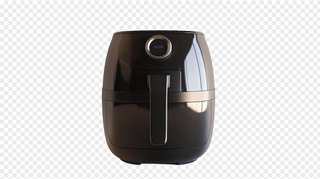 PSD air fryer home appliances realistic isolated on transparent background