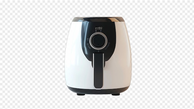 PSD air fryer home appliances realistic isolated on transparent background