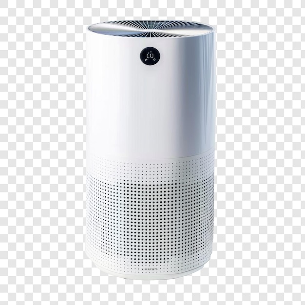 PSD air purifier front view full length isolate on transparency background