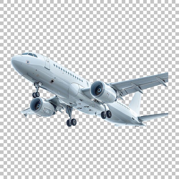 PSD airplane on a isolate transparent background