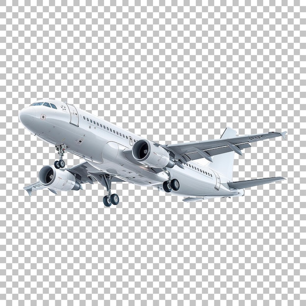 PSD airplane on a isolate transparent background