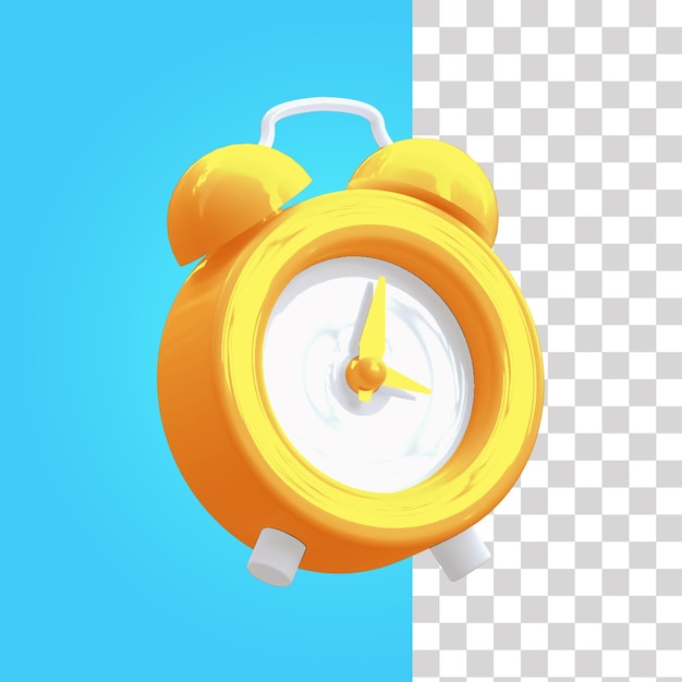 Alarm clock 3d illustration