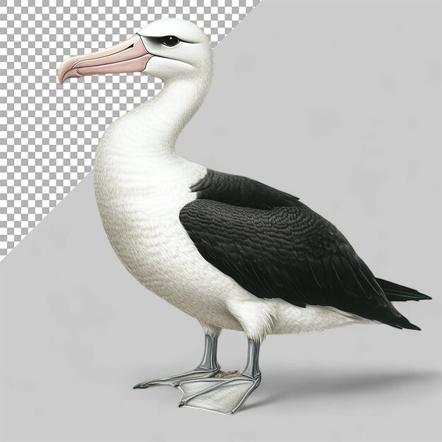 PSD albatross animal on transparent background