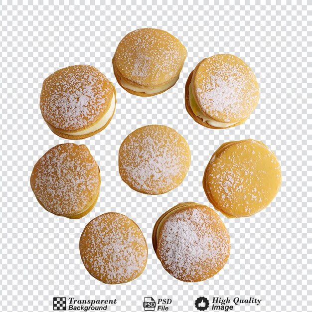 Alfajores isolated on transparent background