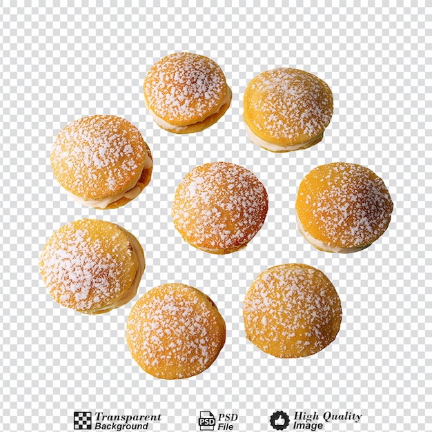 Alfajores isolated on transparent background