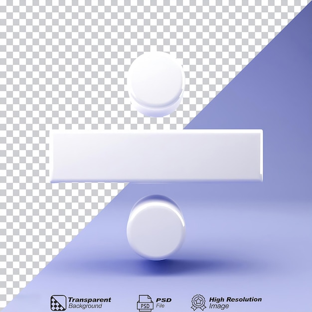 For All Math Symbol White isolated on transparent background