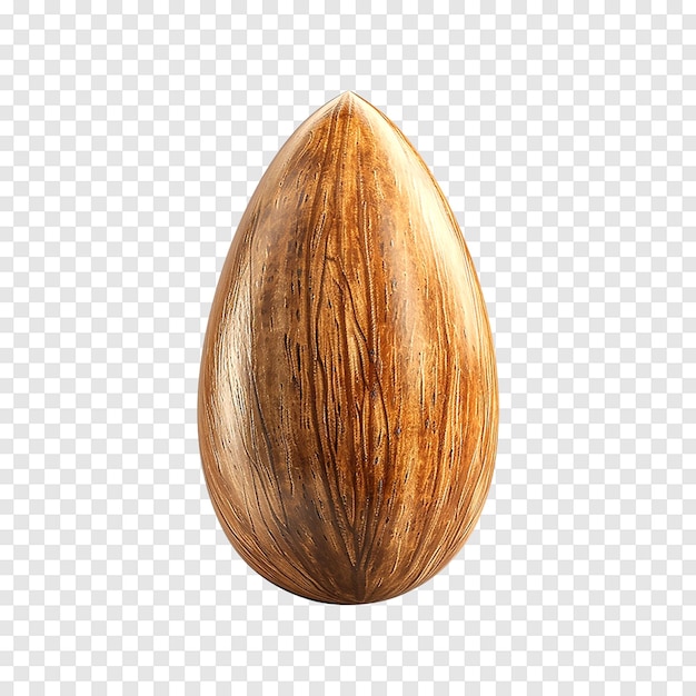 PSD almond nuts isolated on a transparent background