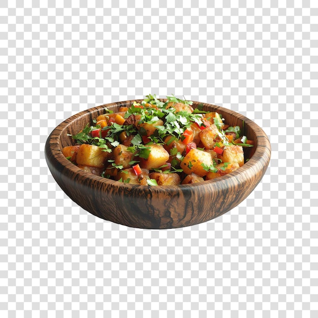 PSD aloo chaat hinduon transparent background