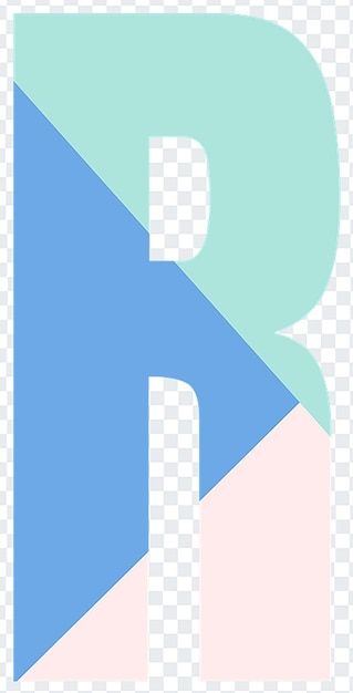 Alphabet Letter R On Transparent Background