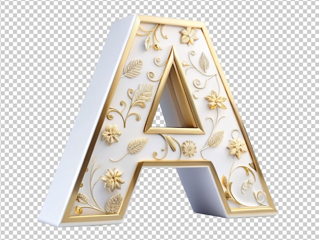 PSD alphabet letter a