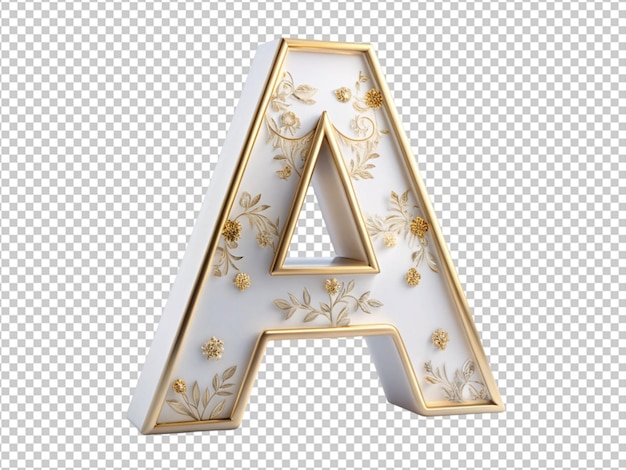 PSD alphabet letter a