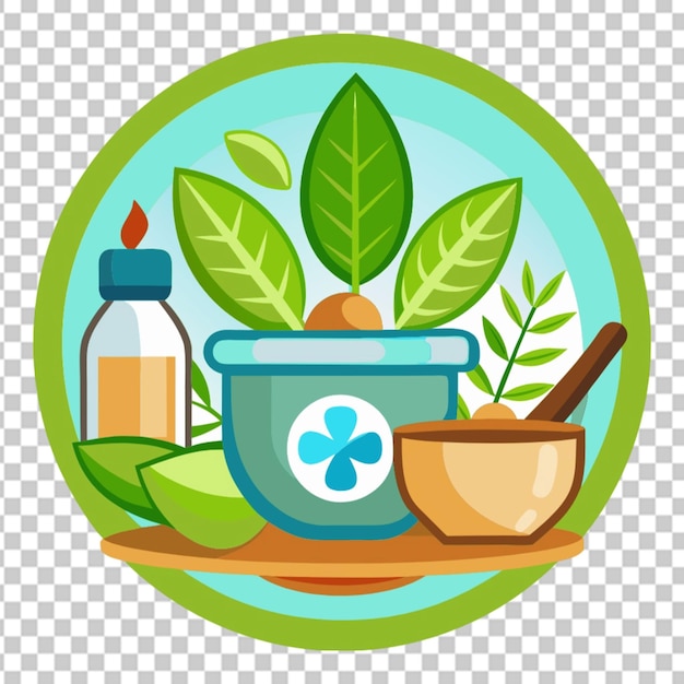 PSD alternative medicine food icon transparent background