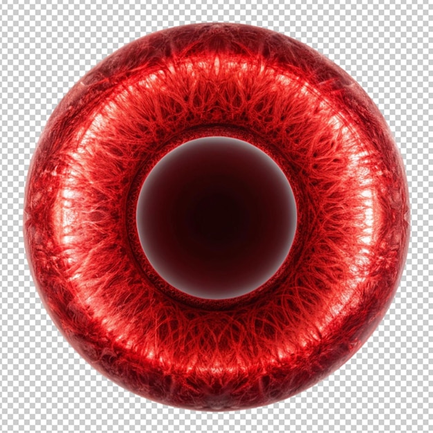 PSD amazing crimson oculus of truth isolated on transparent background